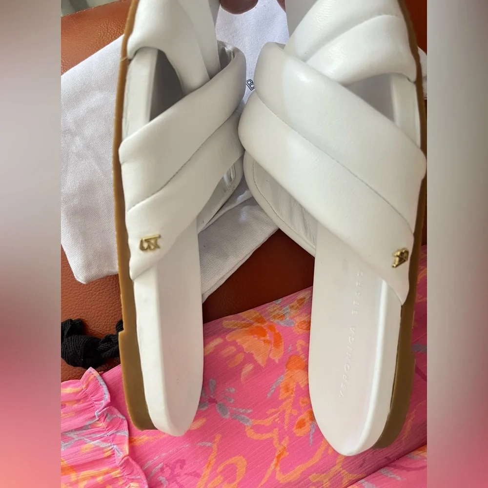 Veronica Beard White Sandal